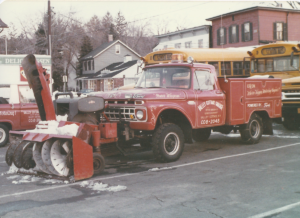 Power Wagon with snow-blower